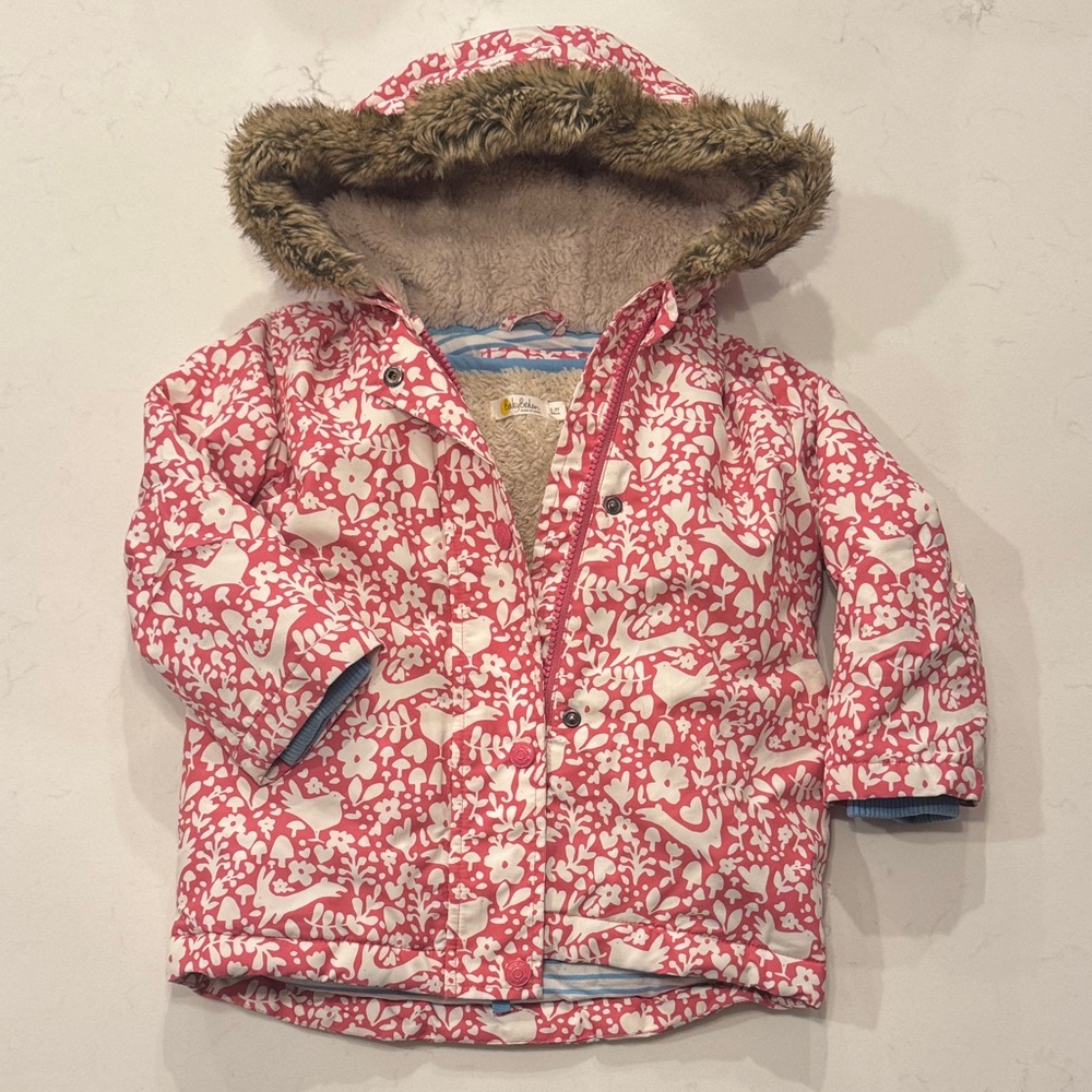 Baby Boden Jacket with Zip Out Fleece Vest